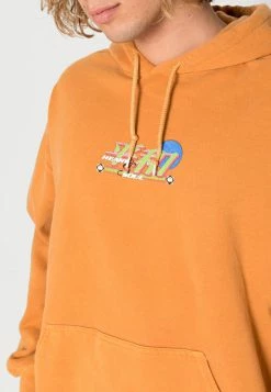 BDG Urban Outfitters HEART SOUL HOODIE UNISEX - Hoodie - Orange -BDG Urban Outfitters shop c7901ee0d9074f39b6005cdd9a651d9a