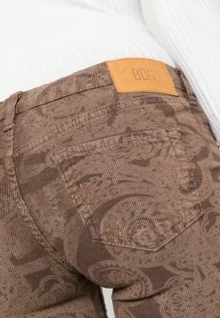 BDG Urban Outfitters FLARE - Trousers - Brown -BDG Urban Outfitters shop c7c7ea6018d94f5cba12d7d57291a234