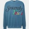 BDG Urban Outfitters SINCERLEY CREW NECK UNISEX - Sweatshirt - Blue -BDG Urban Outfitters shop c855ead162c9485a92a7a32fdfdcd690