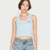 BDG Urban Outfitters RELAX SCOOP TANK - Top - Blue