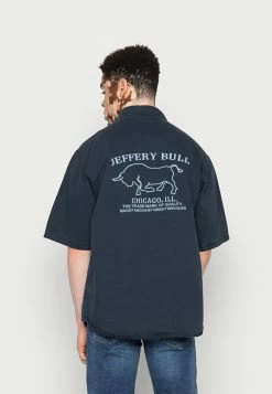 BDG Urban Outfitters BDG JEFFERY BULL SHIRT - Shirt - Navy -BDG Urban Outfitters shop cc848c72cbcd411eab802ae205cf0cb1