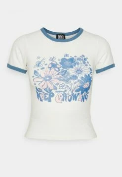 BDG Urban Outfitters KEEP GROWING BABY TEE - Print T-shirt - Ecru -BDG Urban Outfitters shop cd0c4a355bc64433b858dd743920aafc