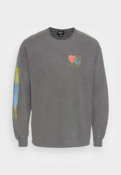 BDG Urban Outfitters LOVE EVERYONE UNISEX - Long Sleeved Top - Washed Black -BDG Urban Outfitters shop d10775856bc940038ad411f61a7e4dea