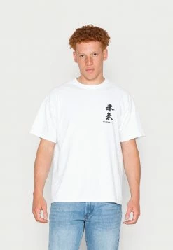 BDG Urban Outfitters SYMBOL TEE UNISEX - Print T-shirt - White