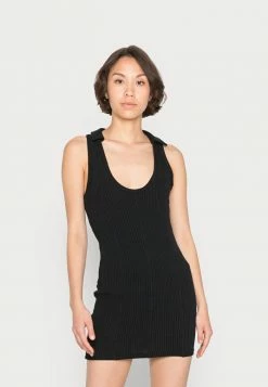 BDG Urban Outfitters ANN MARIE HALTER COLLAR DRESS - Day Dress - Black