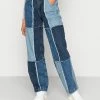 BDG Urban Outfitters LOW RISE PATCHWORK - Relaxed Fit Jeans - 90s Blue -BDG Urban Outfitters shop d61c2cc2d4254db4a249d1c548e220be