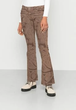 BDG Urban Outfitters FLARE - Trousers - Brown