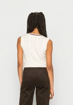 BDG Urban Outfitters CRICKET CABLE TANK - Jumper - Camel -BDG Urban Outfitters shop d91f40db26f34494bd7c05317905296b