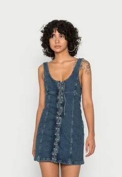 BDG Urban Outfitters BDG MADDIE DRESS - Day Dress - Dark Vintage