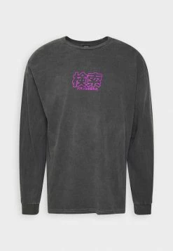 BDG Urban Outfitters BALANCED TEE UNISEX - Long Sleeved Top - Black -BDG Urban Outfitters shop da6cc9e343a74041bfbfafcb819d502d