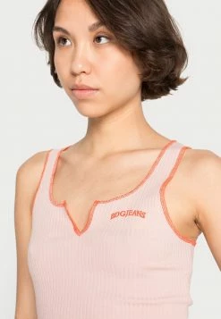 BDG Urban Outfitters NOTCH NECK TANK - Top - Pink -BDG Urban Outfitters shop dcca4d56df8b4c73b677ebaabe0ff470