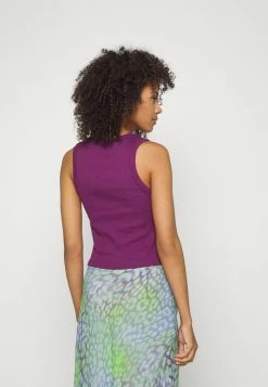 BDG Urban Outfitters RELAX SCOOP TANK - Top - Purple -BDG Urban Outfitters shop de917dd654054df18199fdc1fa0e301e
