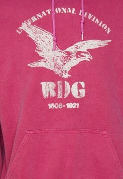 BDG Urban Outfitters DIVISION EAGLE HOODIE UNISEX - Hoodie - Magenta -BDG Urban Outfitters shop e4036f32704641fda6814f1639135d40