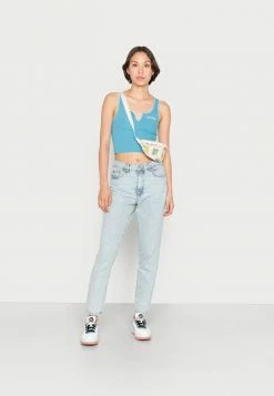 BDG Urban Outfitters NOTCH NECK TANK - Top - Blue -BDG Urban Outfitters shop e982855742d747b79ecb8b2093c6df00