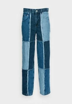 BDG Urban Outfitters LOW RISE PATCHWORK - Relaxed Fit Jeans - 90s Blue -BDG Urban Outfitters shop eb312f0f52a448b69fc21d2e5769b0eb