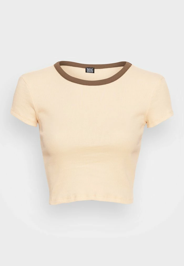 RINGER BABY TEE - Basic T-shirt - ecru BDG Urban Outfitters RINGER BABY TEE - Basic T-shirt - Ecru -BDG Urban Outfitters shop eeeafe5e4b494a6ab3de09030bb15cb8