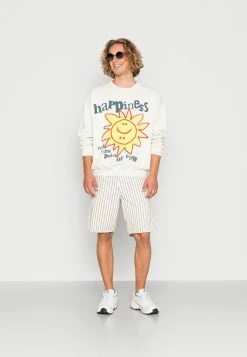 BDG Urban Outfitters HAPPINESS SUN - Sweatshirt - Ecru -BDG Urban Outfitters shop f07f2909d0104b86ae8355732f1ef20b
