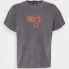 BDG Urban Outfitters PSYCHADELIC TEE UNISEX - Print T-shirt - Charcoal -BDG Urban Outfitters shop f1c4b0ba22524062bc39769222f93409