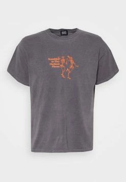 BDG Urban Outfitters PSYCHADELIC TEE UNISEX - Print T-shirt - Charcoal