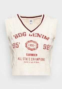 BDG Urban Outfitters CRICKET CABLE TANK - Jumper - Camel -BDG Urban Outfitters shop f2055f18fe864c3884a9662c07770e1f