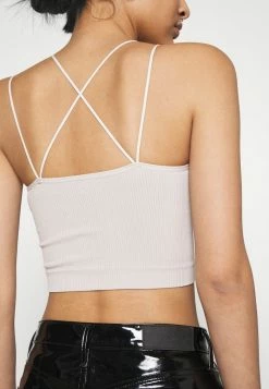 BDG Urban Outfitters STRAPPY BACK CAMI - Top - Beige -BDG Urban Outfitters shop f21ce7fe143345e49404b3d320ee1618