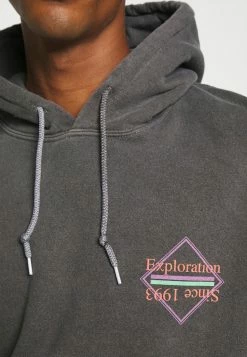 BDG Urban Outfitters EXPLORATION HOODIE - Hoodie - Black -BDG Urban Outfitters shop f2ae856452e6493e90b20373a1c30fa1