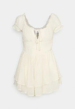 BDG Urban Outfitters PRAIRIE - Jumpsuit - Ecru -BDG Urban Outfitters shop f5978684a1654120ba9e44f010beee18