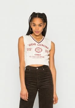 BDG Urban Outfitters CRICKET CABLE TANK - Jumper - Camel
