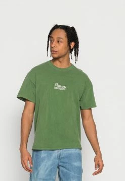 BDG Urban Outfitters GROWN CHAIN STITCH UNISEX - Print T-shirt - Green