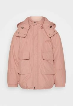 BDG Urban Outfitters CHARLIE OVERSIZED HOODED JACKET - Winter Jacket - Rose -BDG Urban Outfitters shop f90579c3a32e45789735f0d1fac0e9f1