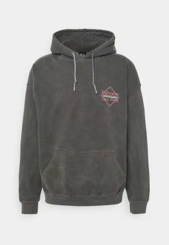 BDG Urban Outfitters EXPLORATION HOODIE - Hoodie - Black -BDG Urban Outfitters shop f907e2a5208240a693f826005c42f982