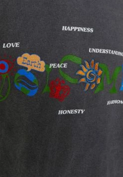 BDG Urban Outfitters WELCOME TEE UNISEX - Print T-shirt - Charcoal 6 BDG Urban Outfitters WELCOME TEE UNISEX - Print T-shirt - Charcoal -BDG Urban Outfitters shop fa1fe184186e4994af32235d9c5d74e3