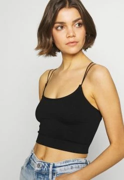 BDG Urban Outfitters STRAPPY BACK CAMI - Top - Black -BDG Urban Outfitters shop fc09faae4ae44039879db39a607fc6f4