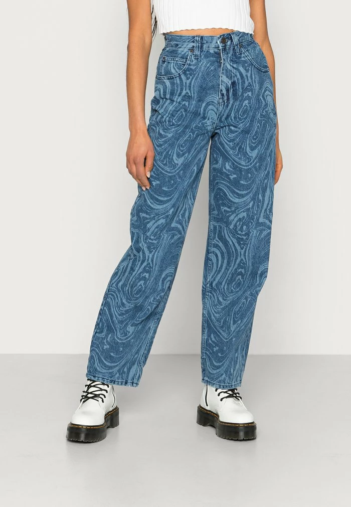 LASER MARBLE - Bootcut jeans - blue BDG Urban Outfitters LASER MARBLE - Bootcut Jeans - Blue -BDG Urban Outfitters shop fcbe54b6ec1844fa8040b863c7770663
